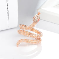 Rose Gold Snake Rings For Women
