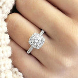 Claws AAA White Zircon Cubic elegant rings