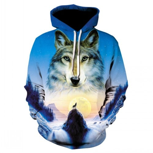 Save Me Wolf Hoodies Men / Women
