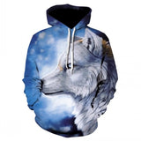 Waiting Lover Wolf Hoodies Men / Women's