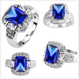 Charming Nice Women Party CZ Silver 925 Ring Gifts