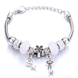 Romantic Love Heart Key and Lock Bracelet