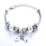 Romantic Love Heart Key and Lock Bracelet