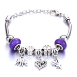 Romantic Love Heart Key and Lock Bracelet