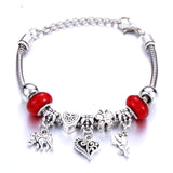 Romantic Love Heart Key and Lock Bracelet