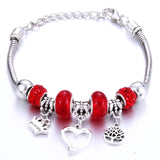 Romantic Love Heart Key and Lock Bracelet