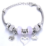Romantic Love Heart Key and Lock Bracelet