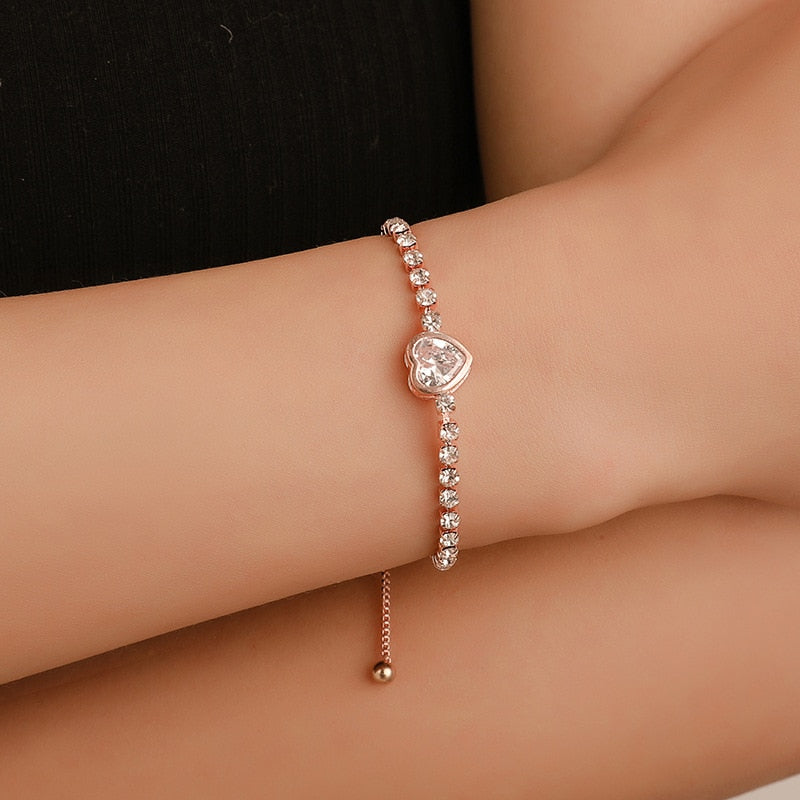Crystal Chain Bracelet