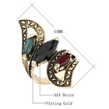Antique Gold Gemini Rings For Women