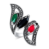 Antique Gold Gemini Rings For Women