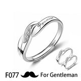 Couple Pledge Love Token Re sizable Ring Sets