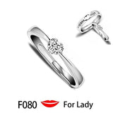 Couple Pledge Love Token Re sizable Ring Sets