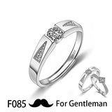 Couple Pledge Love Token Re sizable Ring Sets