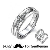 Couple Pledge Love Token Re sizable Ring Sets