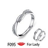 Couple Pledge Love Token Re sizable Ring Sets