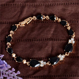 Romantic Zirconia Leaf Bracelet