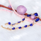 Romantic Zirconia Leaf Bracelet