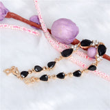 Romantic Zirconia Leaf Bracelet