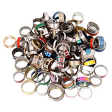 Wholesale 100 pcs/box Geometric Design mixed styles men/women Ring