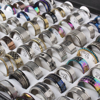Wholesale 100 pcs/box Geometric Design mixed styles men/women Ring