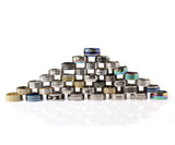 Wholesale 100 pcs/box Geometric Design mixed styles men/women Ring