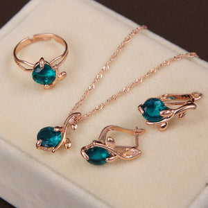 Crystal CZ LuluHub Anniversary Jewelry Sets