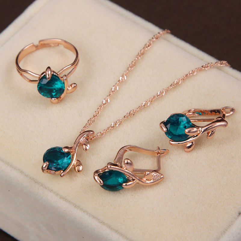 Crystal CZ LuluHub Anniversary Jewelry Sets