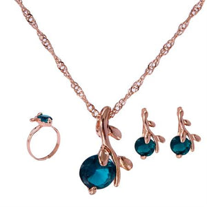 Crystal CZ LuluHub Anniversary Jewelry Sets