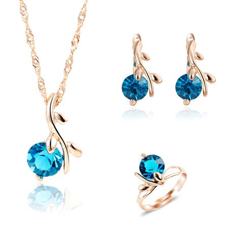 Crystal CZ LuluHub Anniversary Jewelry Sets