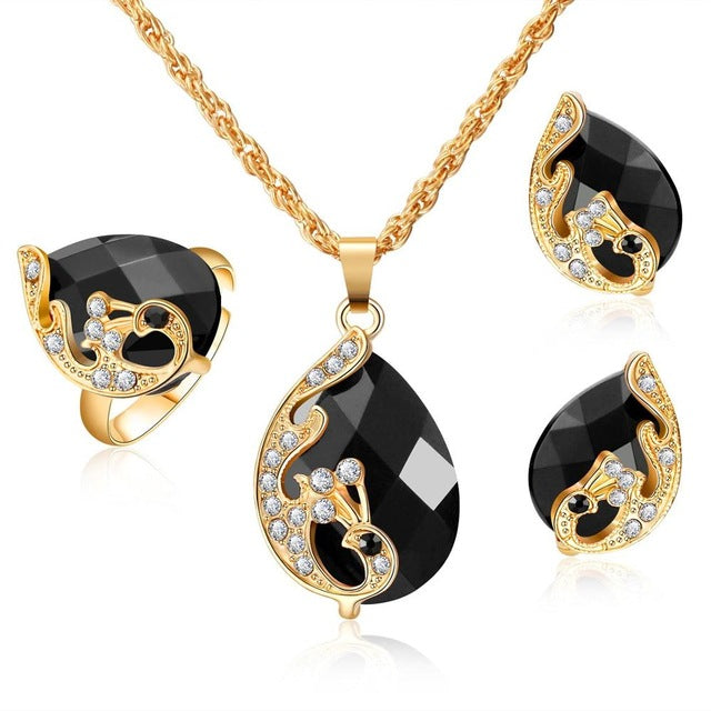 Crystal CZ LuluHub Anniversary Jewelry Sets