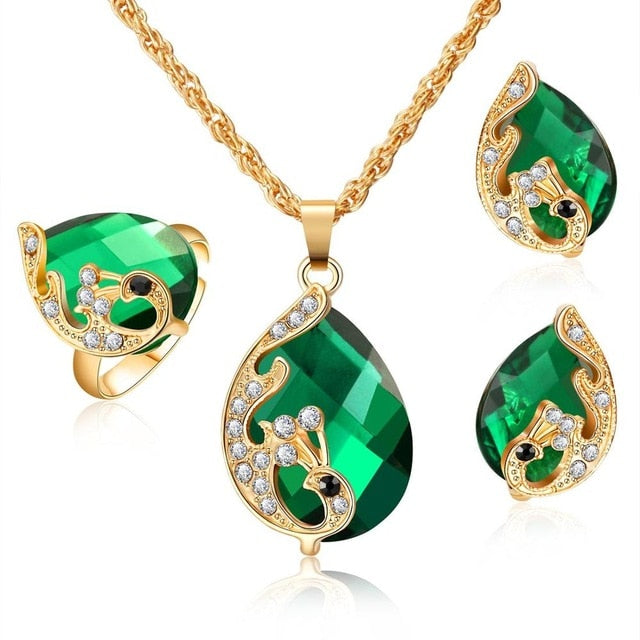 Crystal CZ LuluHub Anniversary Jewelry Sets