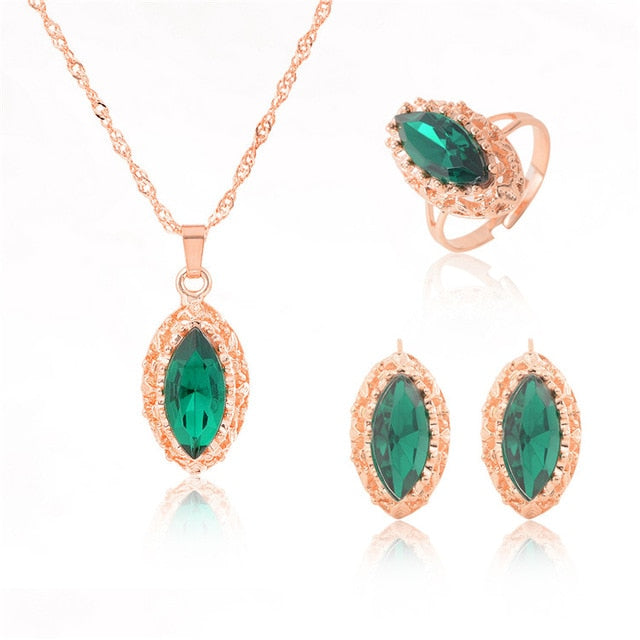 Crystal CZ LuluHub Anniversary Jewelry Sets