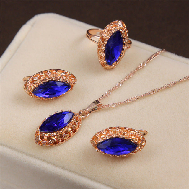 Crystal CZ LuluHub Anniversary Jewelry Sets