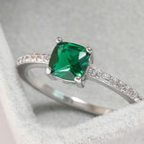 Sky Blue Stone Ring Wedding Engagement Gift